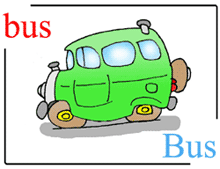 picture-dictionary bus / Bus