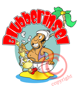 Cartoon Logo www.blubberinsel.at