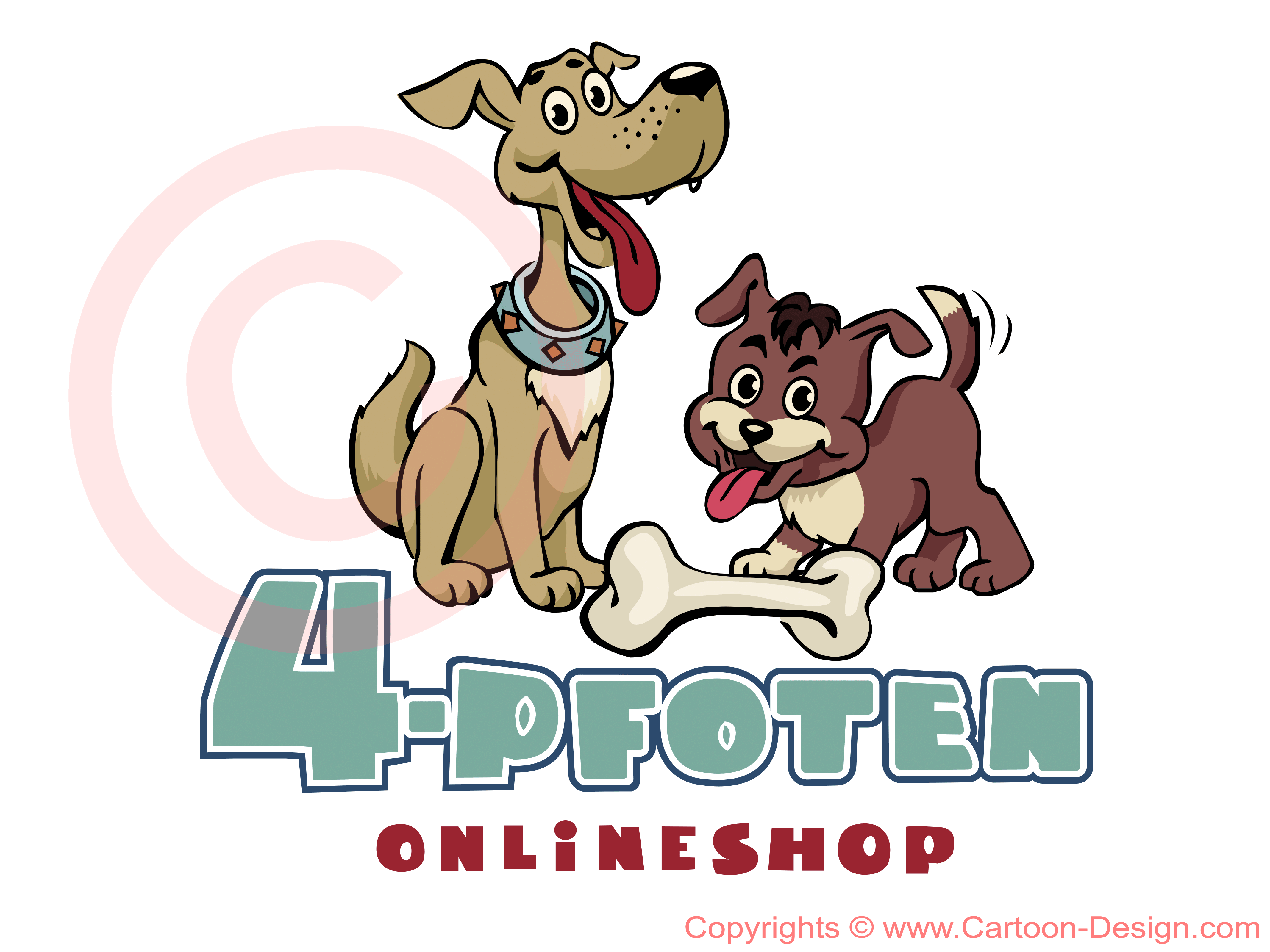 Hunde Logo für Webshop