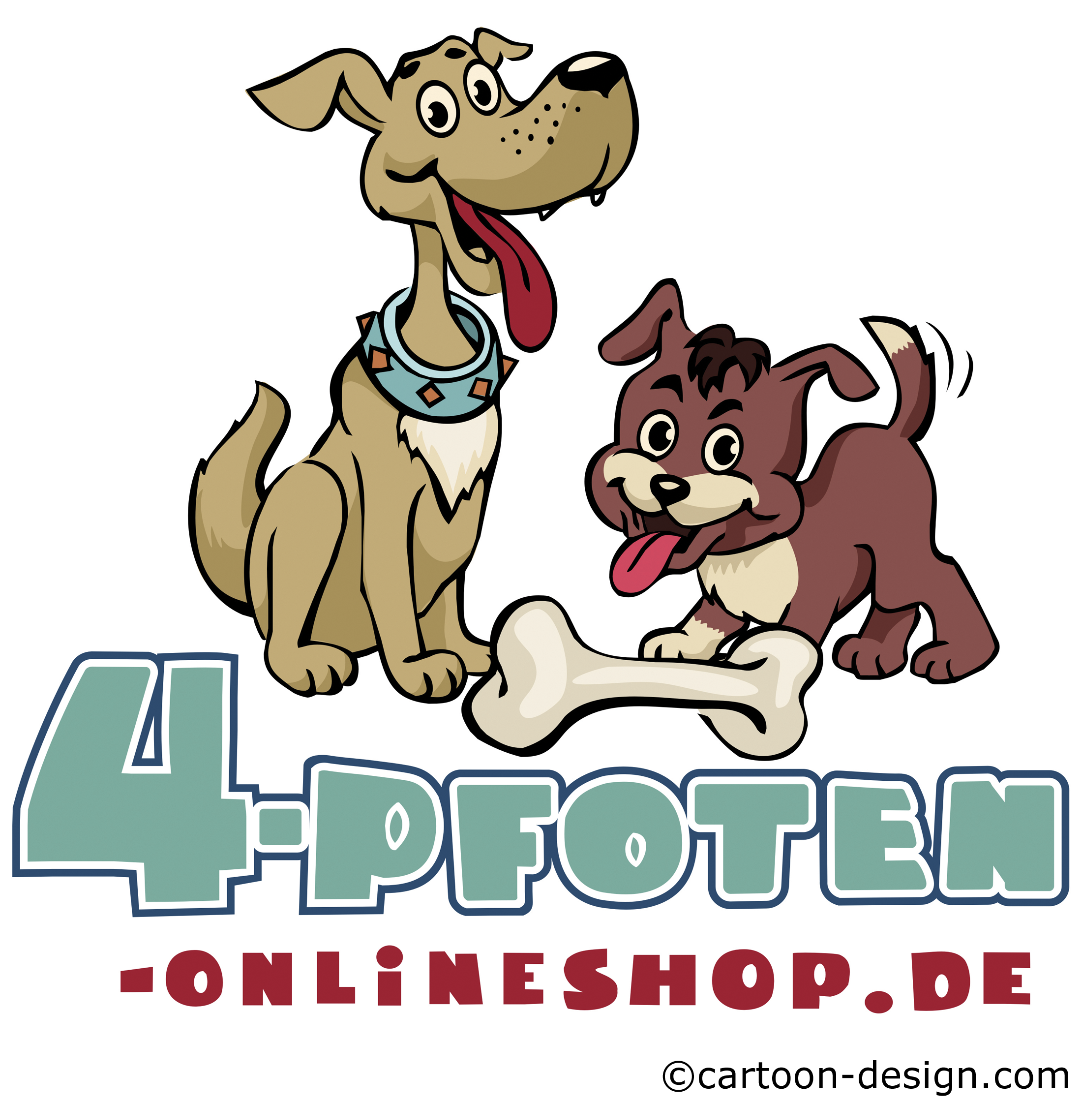 Hunde Logo für Webshop