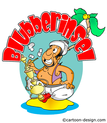 Cartoon Logo für Online Shop